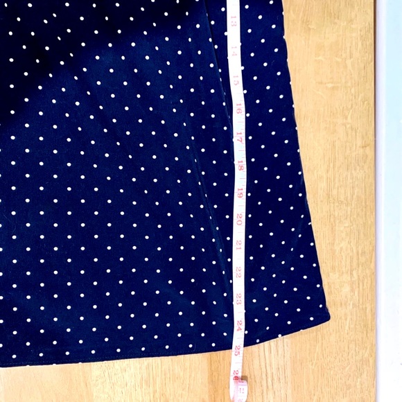 ✨ Navy and White Sleeveless Polka Dot Top - XS - Picture 10 of 10